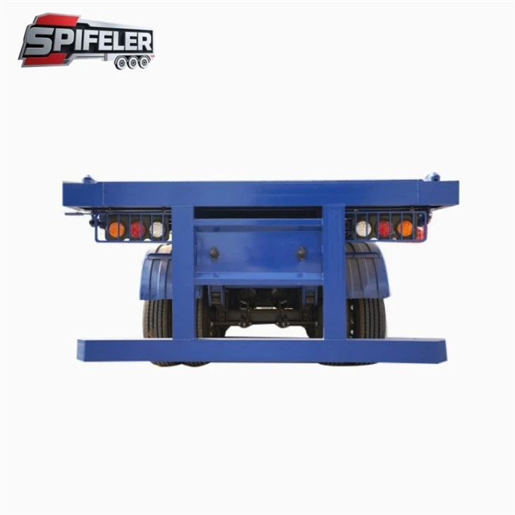 Light 40ft Flatbed Container Trailer factory